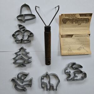 Vintage Nordic Ware Instant Rosette Cookie Cutter Set